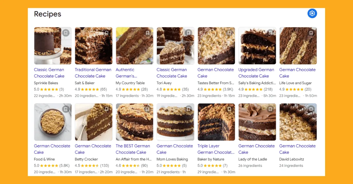 Recipe Schema Markup