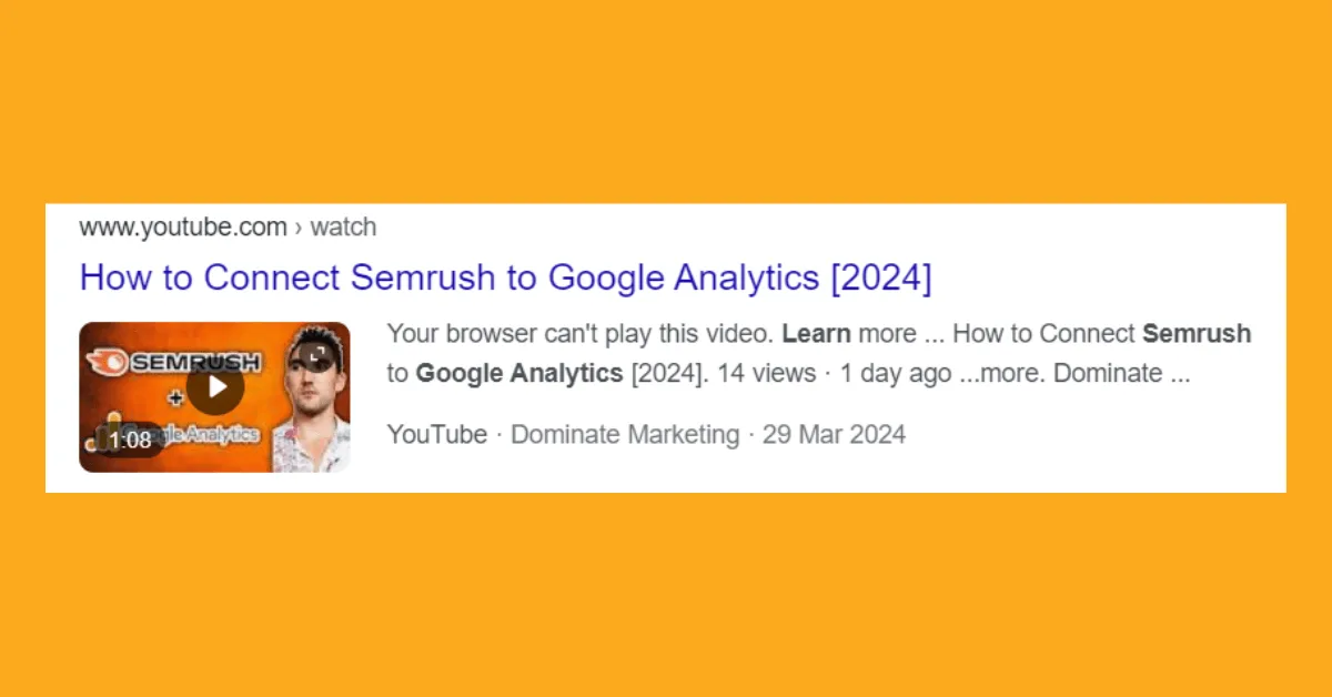 Video Schema Markup