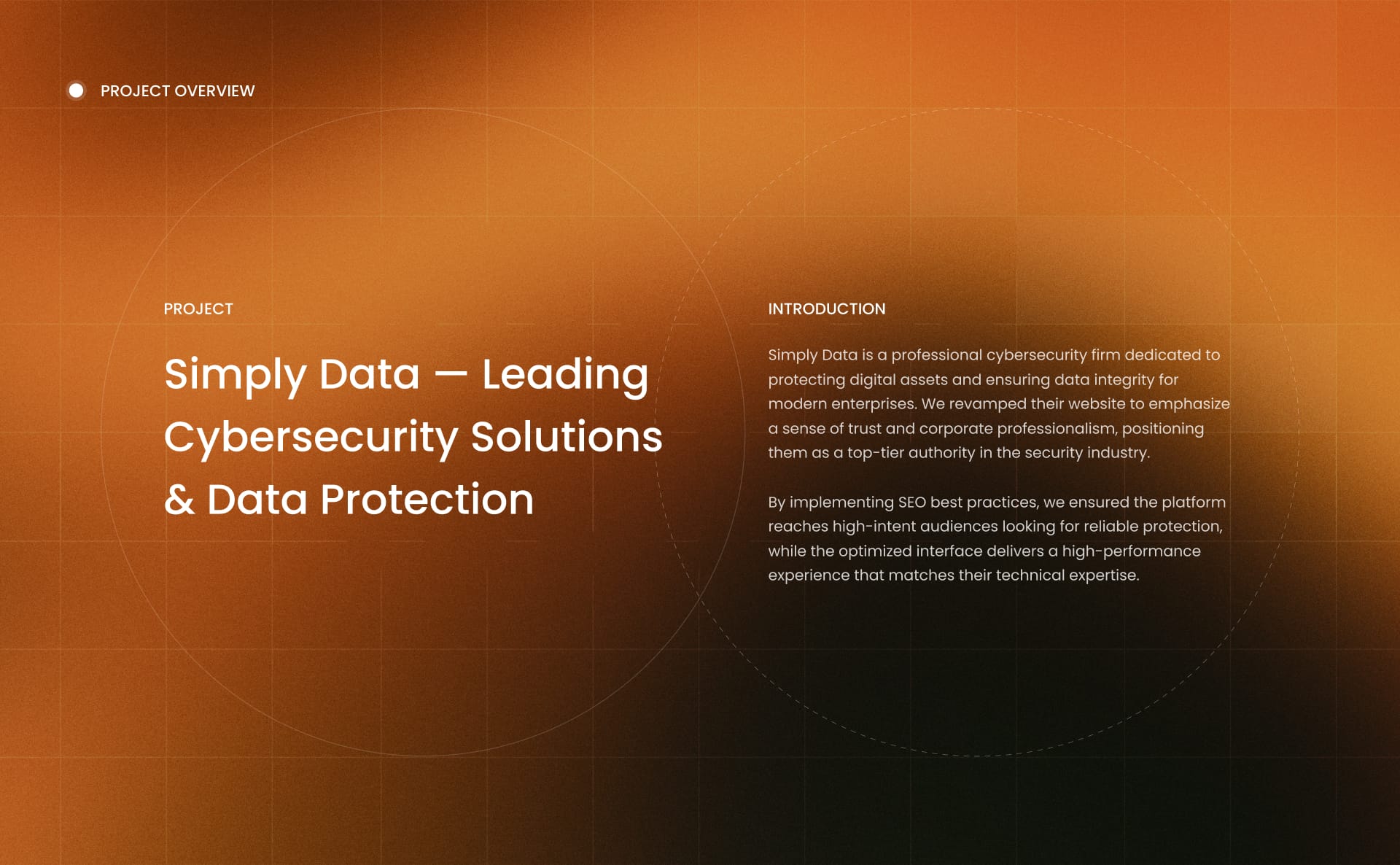 simply data project overview