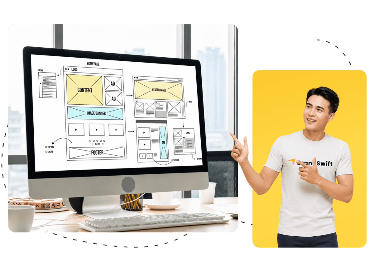 onepage web design banner