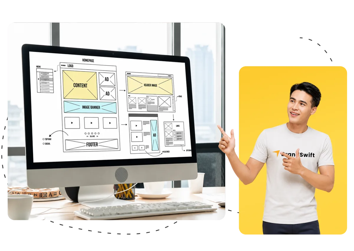 onepage web design banner