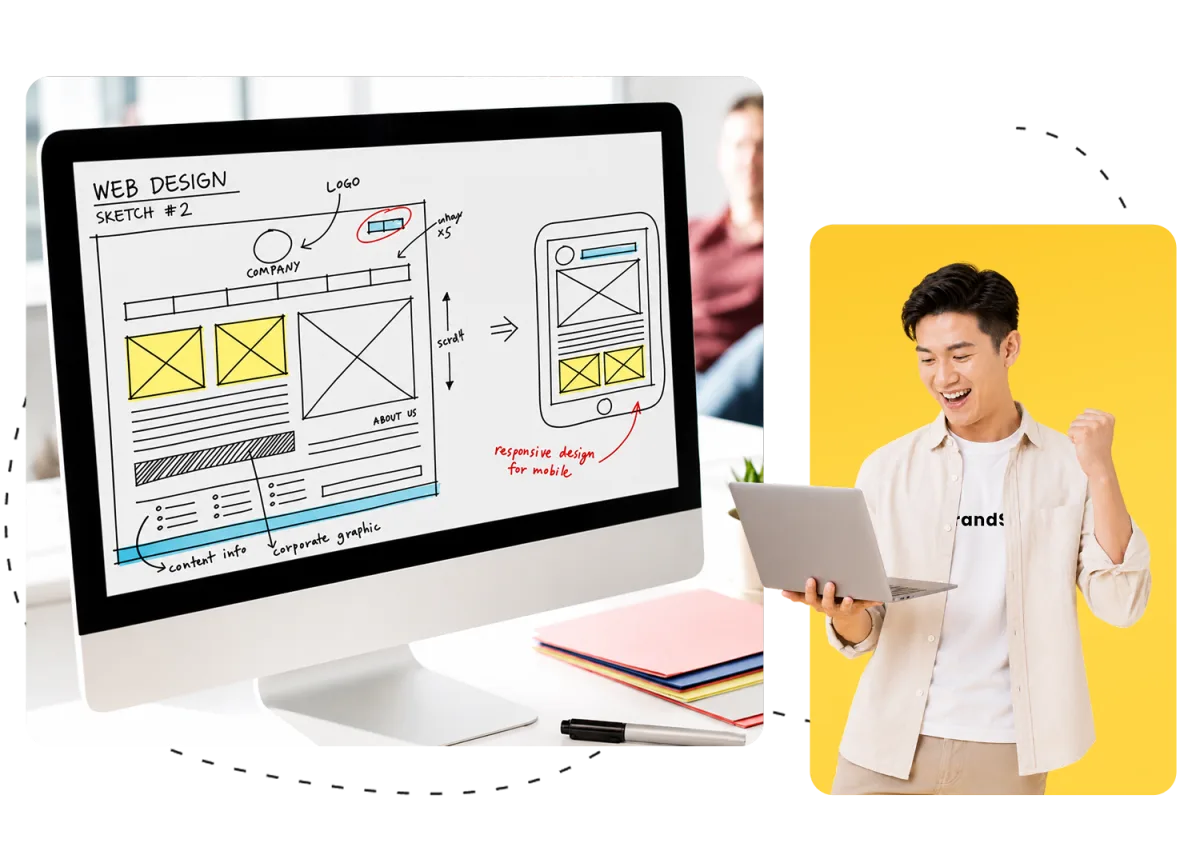 web design for business banner
