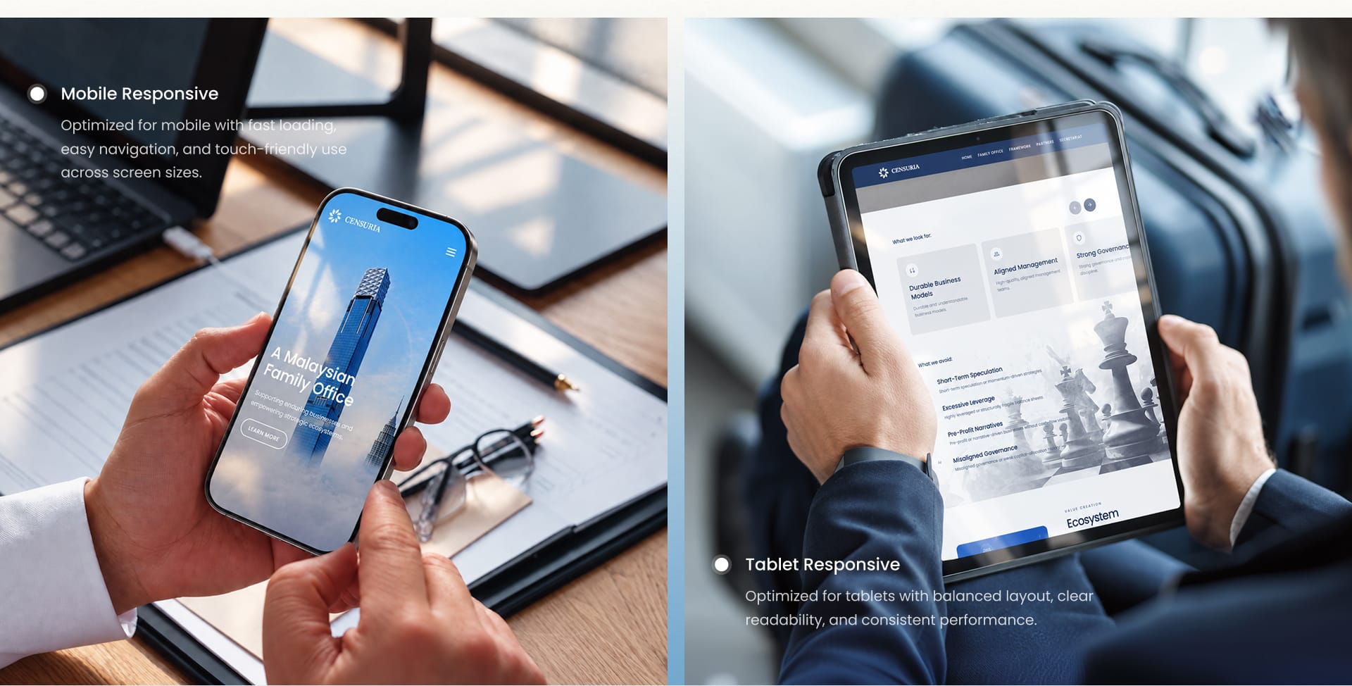 censuria interactive device responsive 1
